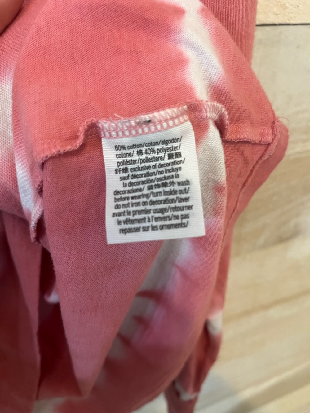 PINK Victoria's Secret Crewneck Tye Dye Tee - Picture 5 of 5